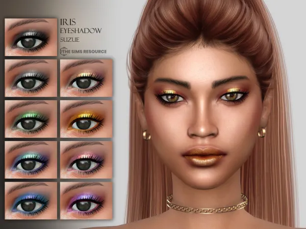 Alpha Iris Eyeshadow N66 - The Sims 4 Custom Content