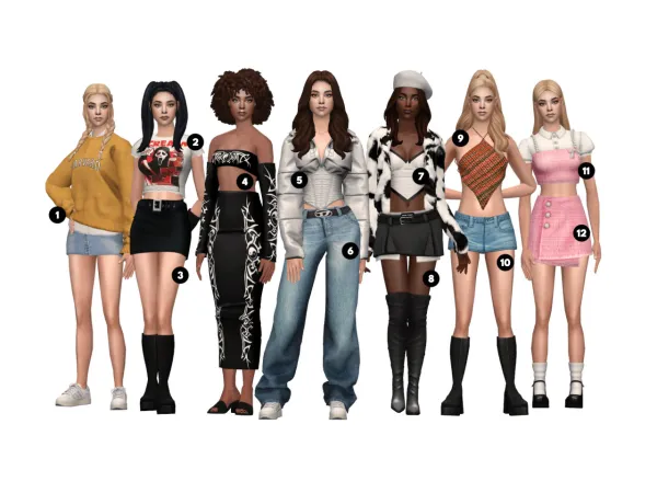 COLLECTION 18 by simsfinds - The Sims 2 Custom Content