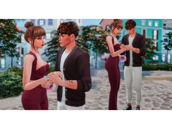 Maxis Match SIMS4 MOD Passionate Gifts 01 Bracelet Gift by simsfinds - The Sims 4 Custom Content