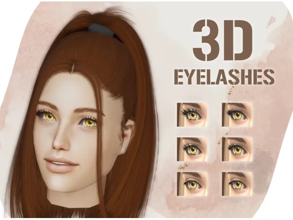 3D Eyelashes - The Sims 2 Custom Content