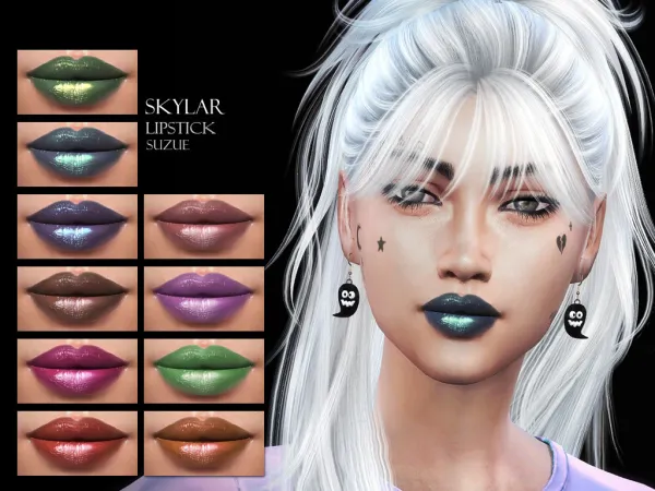 Alpha Skylar Lipstick N70 - The Sims 4 Custom Content