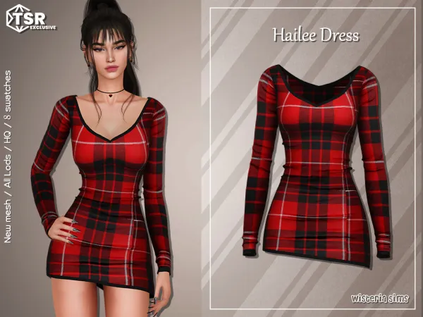 Alpha Hailee Clothes Set - The Sims 4 Custom Content