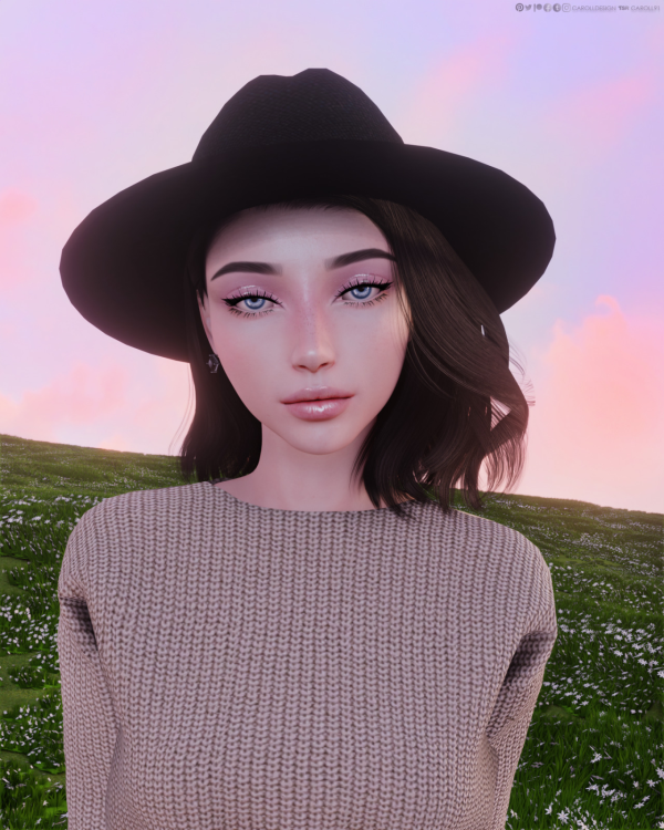 Mix Female makeup and genetics set by simsfinds - The Sims 4 Custom Content