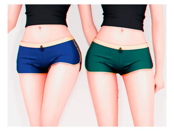 Alpha Glentleman Shorts - The Sims 4 Custom Content