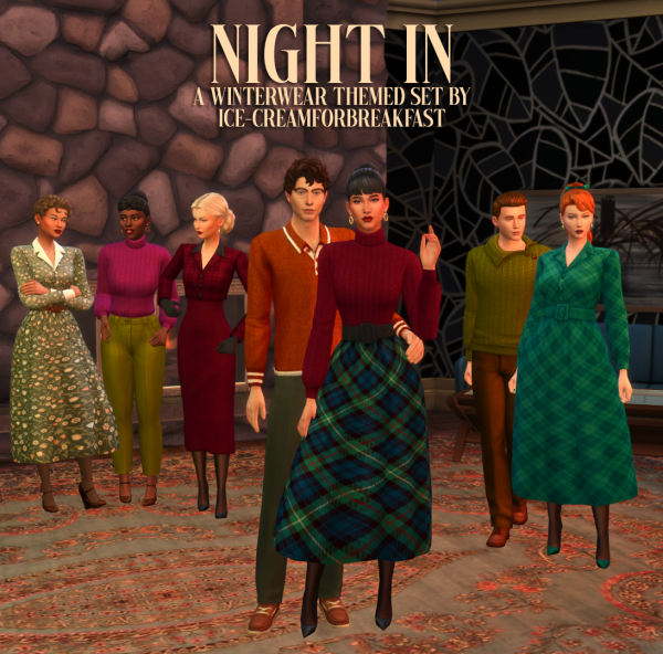 Maxis Match Night In November 2023 Set by simsfinds - The Sims 4 Custom Content
