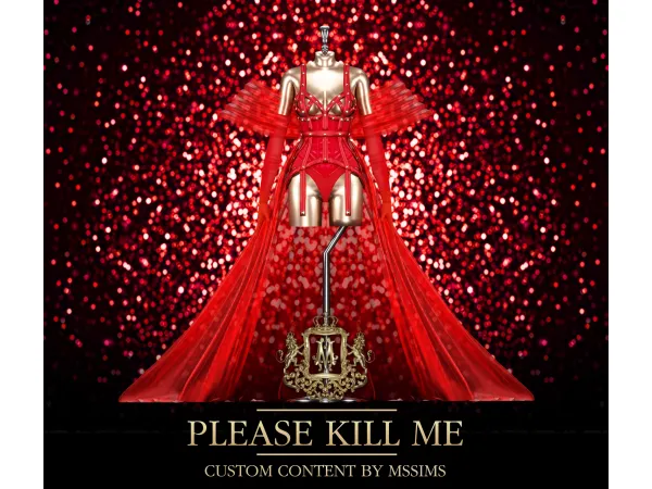 Alpha PLEASE KILL ME by Mssims4 - The Sims 4 Custom Content
