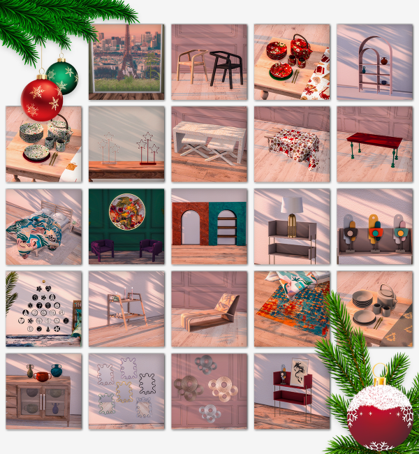 Alpha Advent calendar 2020 Free download by simsfinds - The Sims 4 Custom Content