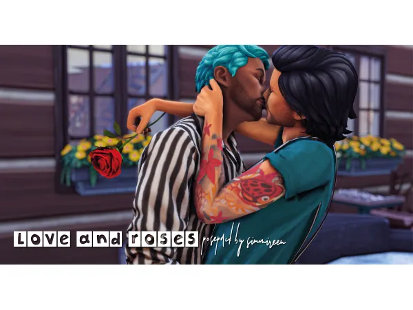 Maxis Match Love and Roses by simmireen - The Sims 4 Custom Content
