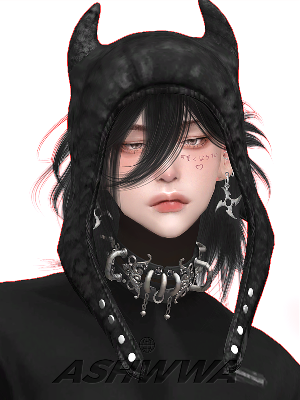 Alpha 2023 NOV001 (sims4)devil hat by simsfinds - The Sims 4 Custom Content