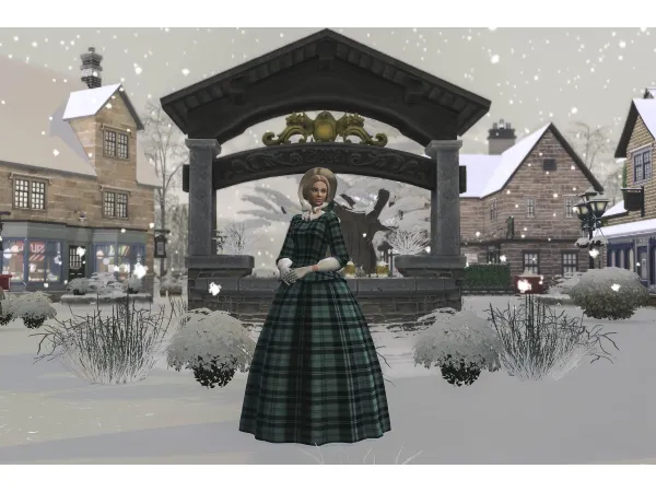 Mix Advent Calendar 2023 Day III Robe de Honorine by simsfinds - The Sims 4 Custom Content