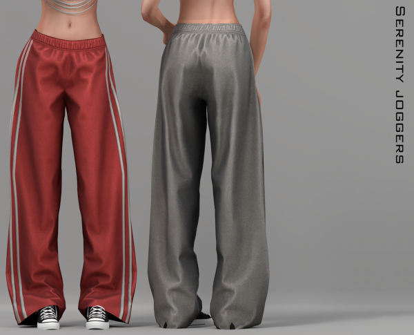 Alpha Serenity Joggers by simsfinds - The Sims 4 Custom Content