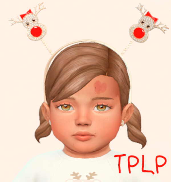 Maxis Match TPLP Reindeer Headband by simsfinds - The Sims 4 Custom Content