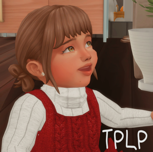 Maxis Match TPLP Bow hair for infants by simsfinds - The Sims 4 Custom Content