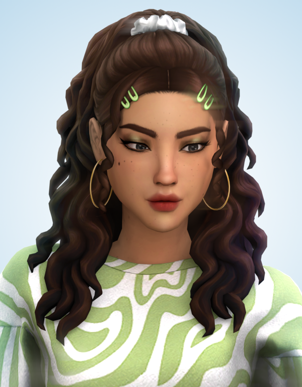 Maxis Match Juliana Hair by simsfinds - The Sims 4 Custom Content