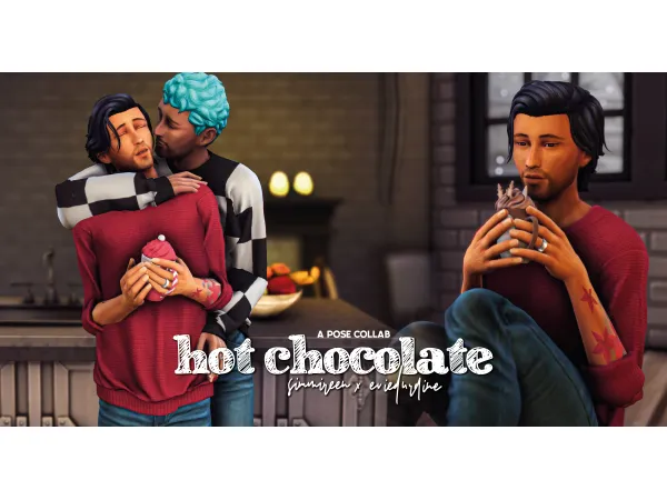 Mix Hot chocolate by simmireen - The Sims 4 Custom Content
