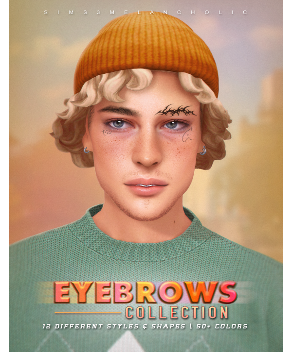 Mix 550485958456316 EYEBROWS COLLECTION BOYS EDITION 550485958456316 by simsfinds - The Sims 4 Custom Content