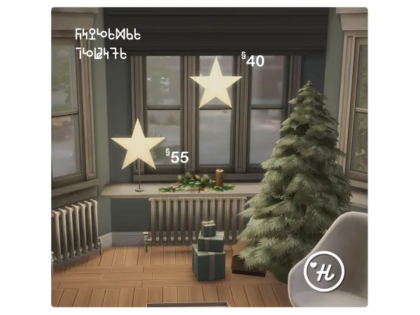 Mix Xmas lights by Helenmay - The Sims 4 Custom Content