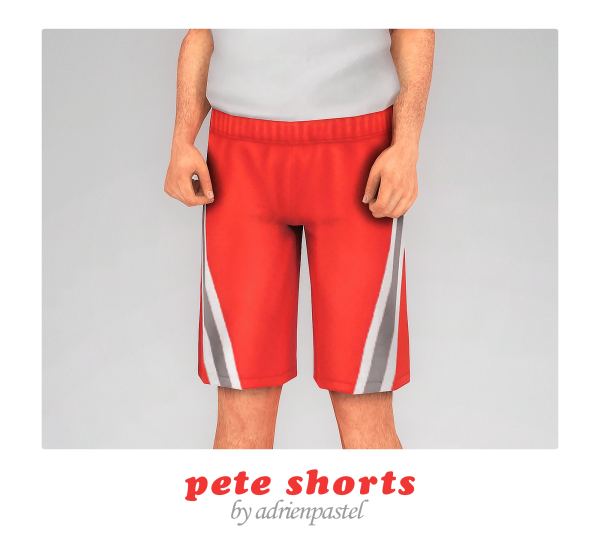 Maxis Match Pete Shorts by simsfinds - The Sims 4 Custom Content
