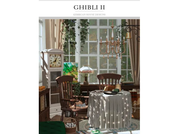 Alpha [KHD] Ghibli II Set Mechtasims Collab by kerriganhousedesigns - The Sims 4 Custom Content