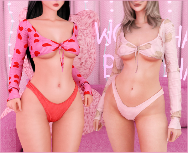 Alpha Sexy pajamas set by unknown66irl - The Sims 4 Custom Content