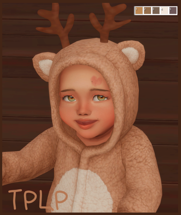 Maxis Match TPLP Reindeer Onesie by simsfinds - The Sims 4 Custom Content