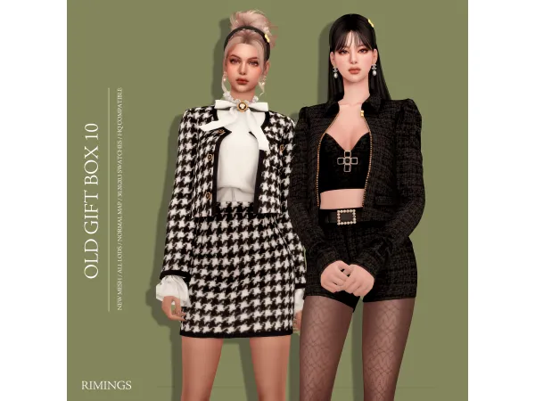 Alpha [RIMINGS] OLD GIFT BOX 10 by RIMINGs - The Sims 4 Custom Content