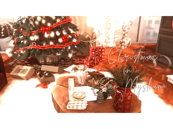 Christmas in San Myshuno - Apartment 3 bedrooms / 2 bathrooms