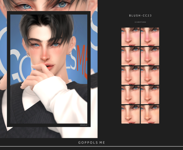 Alpha GPME GOLD Blush CC23 by simsfinds - The Sims 4 Custom Content