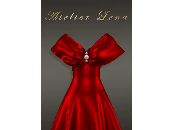 Alpha [Atelier Lena] Kitty Dress by atelierlena - The Sims 4 custom content