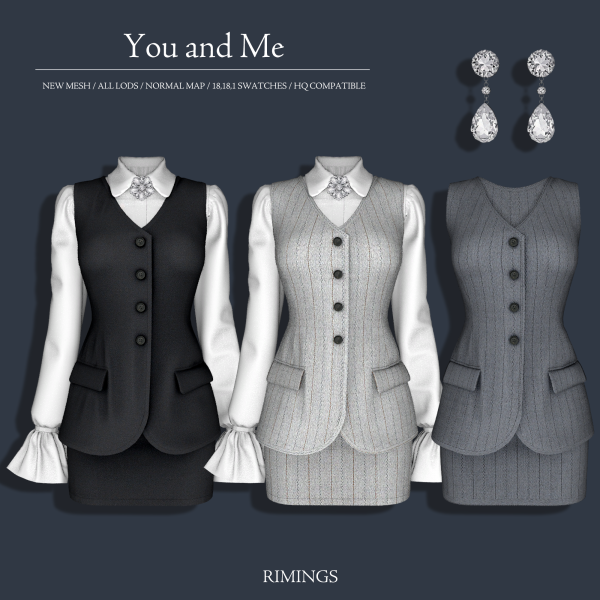 Alpha [RIMINGS] You and Me by simsfinds - The Sims 4 Custom Content