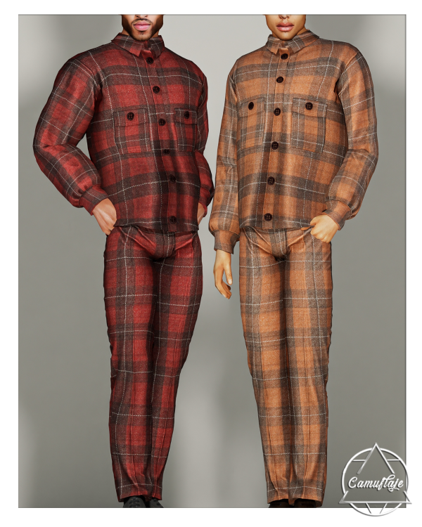 Alpha Streets Male Collection by simsfinds - The Sims 4 Custom Content