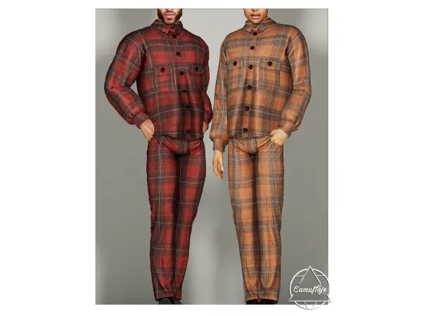 Alpha Streets Male Collection by camuflaje - The Sims 4 Custom Content