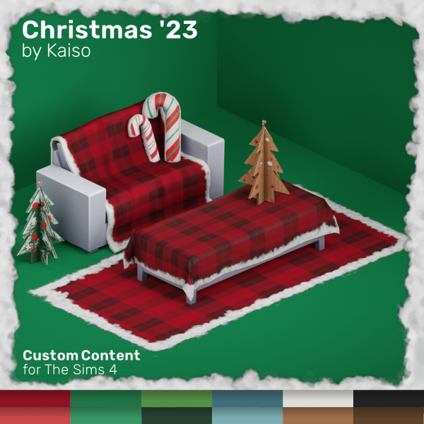 Alpha Christmas '23 by simsfinds - The Sims 4 Custom Content