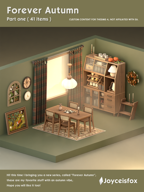 Mix Forever Autumn Part 1 by simsfinds - The Sims 4 Custom Content