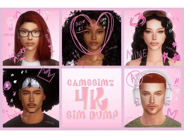 Mix 4K SIM DUMP by simsfinds - The Sims 4 Custom Content