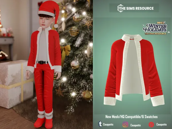 Alpha santa - The Sims 4 Custom Content