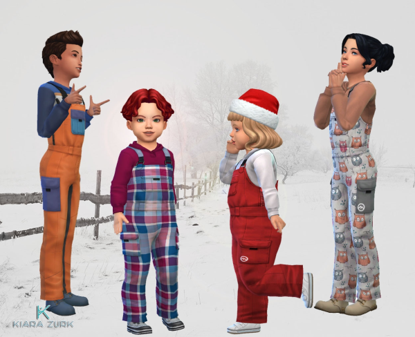 Maxis Match Snow bib Hoodie Conversion by simsfinds - The Sims 4 Custom Content