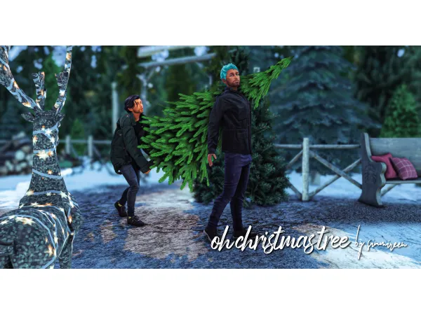 Mix Oh christmas tree by simsfinds - The Sims 4 Custom Content