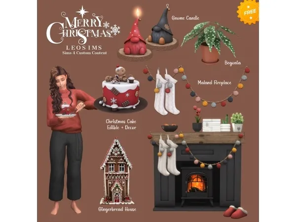 Mix Merry Christmas 2024 - The Sims 4 Custom Content
