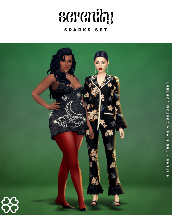 Maxis Match Sparks Set (5 items) by simsfinds - The Sims 4 Custom Content