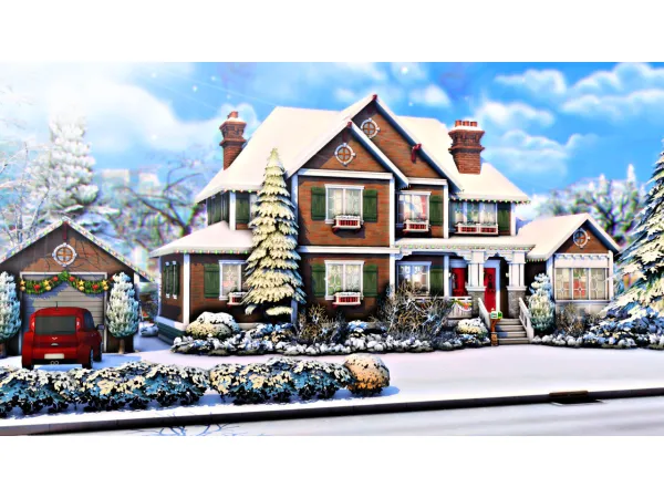 Big Happy Christmas Family Home