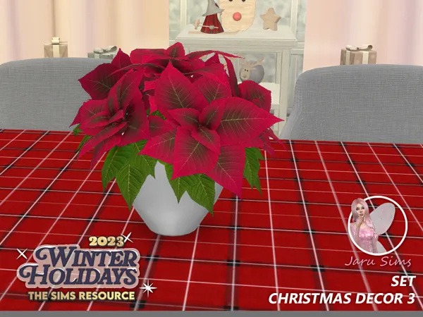 Mix SET Christmas decor 3 - The Sims 4 Custom Content