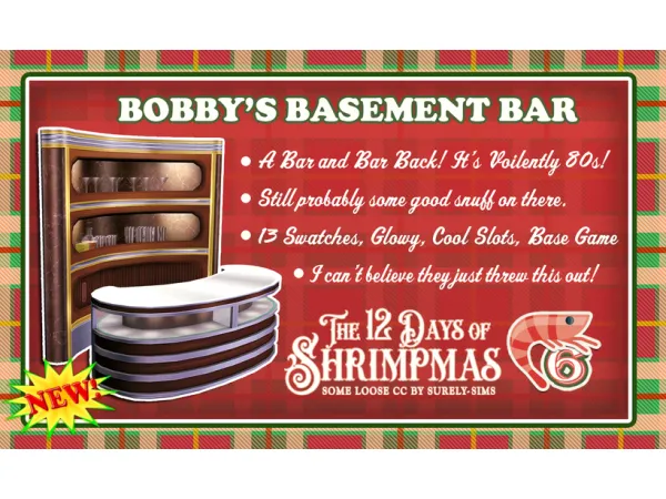 Mix DAY 6 BOBBY'S BASEMENT BAR by simsfinds - The Sims 4 Custom Content