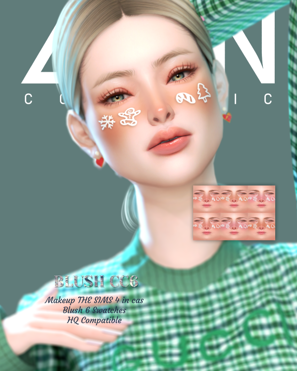 Alpha LEAN BLUSH CC6 by simsfinds - The Sims 4 Custom Content