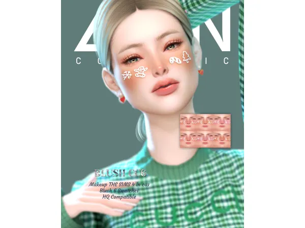 Alpha LEAN BLUSH CC6 by Leansims - The Sims 4 Custom Content