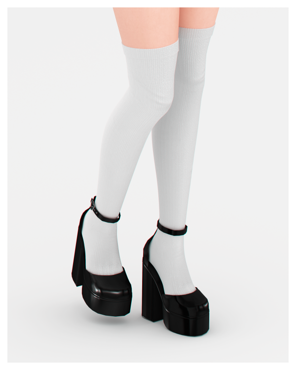 Alpha Maeve Buckled Heels by simsfinds - The Sims 4 Custom Content