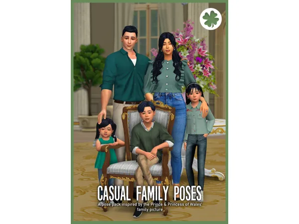 Casual Family Poses by luckycc