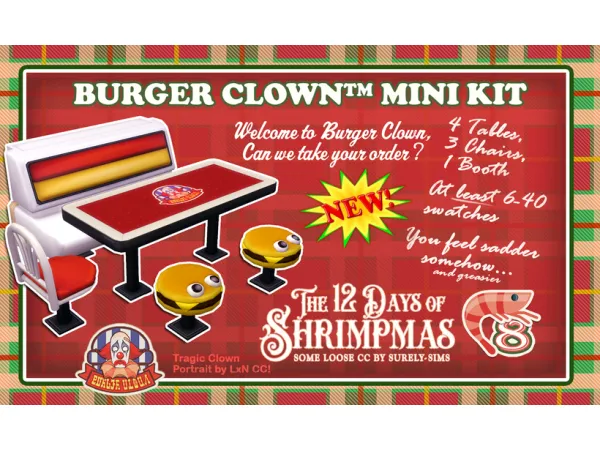 DAY 8 - BURGER CLOWN MINI KIT