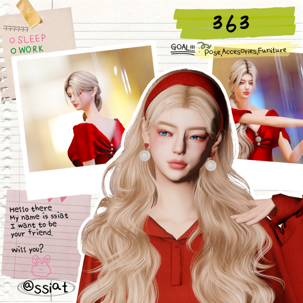 Mix ssiat(363)I swear I'll be honest with what I think of you by simsfinds - The Sims 4 Custom Content