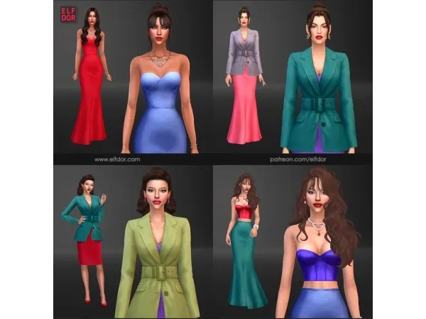 Maxis Match 2023 December 2 Xmas Party Set - The Sims 4 Custom Content